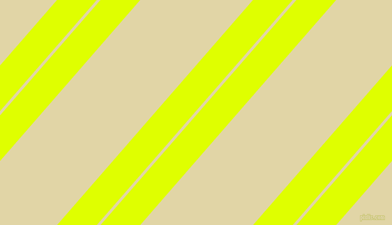 49 degree angle dual stripes line, 43 pixel line width, 4 and 122 pixel line spacing, Chartreuse Yellow and Sapling dual two line striped seamless tileable
