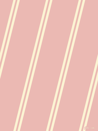 76 degree angles dual stripe lines, 8 pixel lines width, 6 and 89 pixels line spacing, China Ivory and Beauty Bush dual two line striped seamless tileable