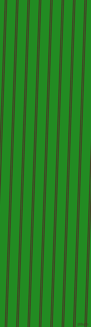 88 degree angles dual stripe line, 3 pixel line width, 2 and 30 pixels line spacing, Clinker and Forest Green dual two line striped seamless tileable