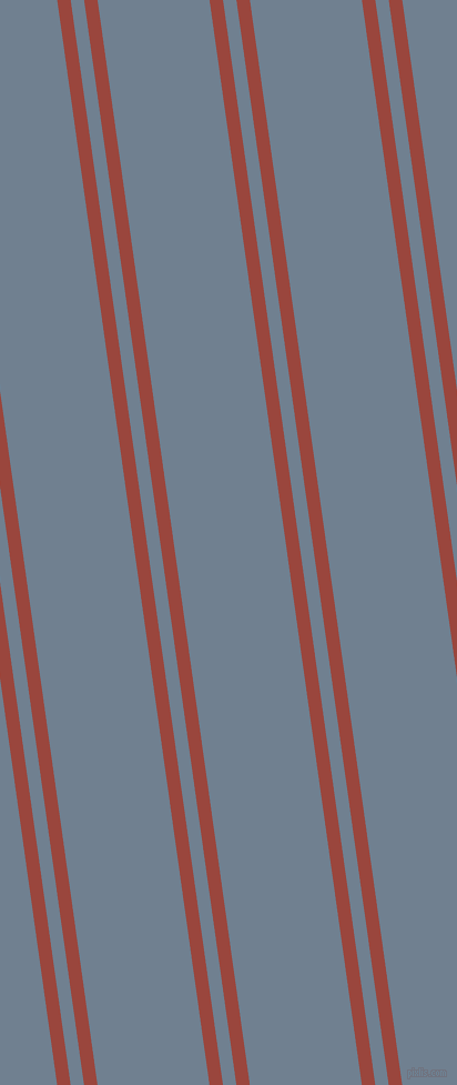 98 degree angles dual stripes line, 12 pixel line width, 12 and 100 pixels line spacing, Cognac and Slate Grey dual two line striped seamless tileable