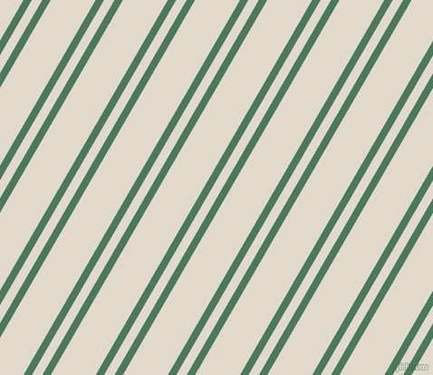 60 degree angles dual stripes line, 8 pixel line width, 10 and 43 pixels line spacing, Como and Albescent White dual two line striped seamless tileable