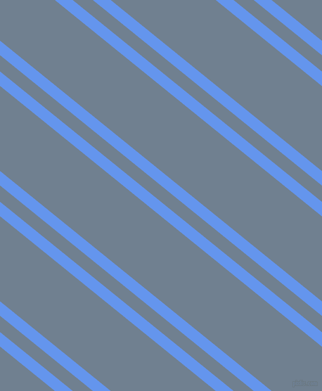 141 degree angle dual stripes line, 16 pixel line width, 18 and 94 pixel line spacing, Cornflower Blue and Slate Grey dual two line striped seamless tileable