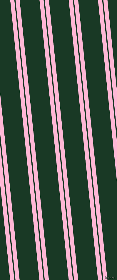 96 degree angles dual striped line, 14 pixel line width, 4 and 67 pixels line spacing, Cotton Candy and Deep Fir dual two line striped seamless tileable