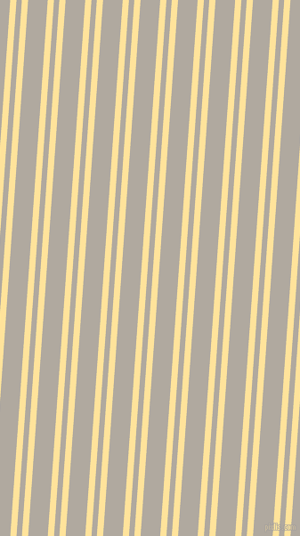 86 degree angles dual stripes line, 7 pixel line width, 6 and 22 pixels line spacing, Cream Brulee and Cloudy dual two line striped seamless tileable