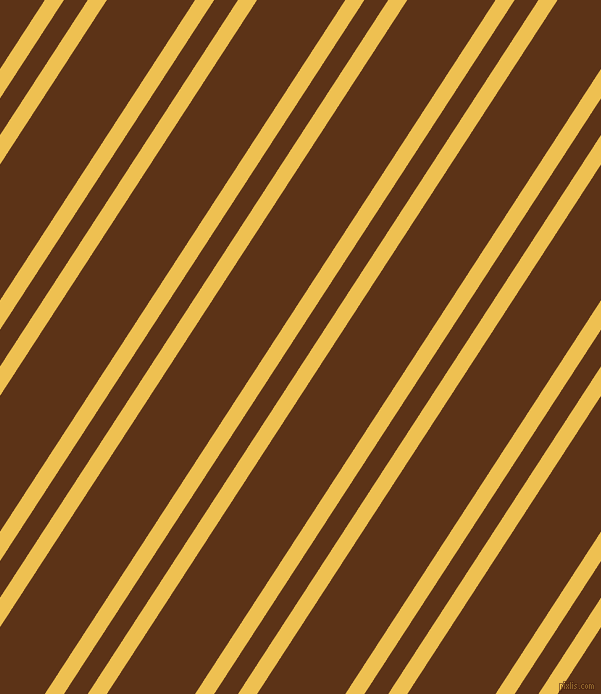 57 degree angle dual striped line, 16 pixel line width, 20 and 74 pixel line spacing, Cream Can and Baker