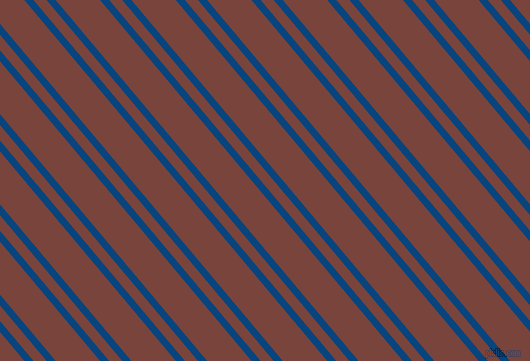 130 degree angles dual stripe line, 7 pixel line width, 10 and 34 pixels line spacing, Dark Cerulean and Bole dual two line striped seamless tileable