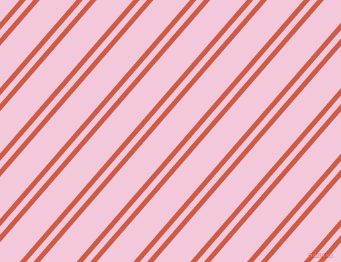 49 degree angle dual stripes line, 7 pixel line width, 8 and 40 pixel line spacing, Dark Coral and Classic Rose dual two line striped seamless tileable