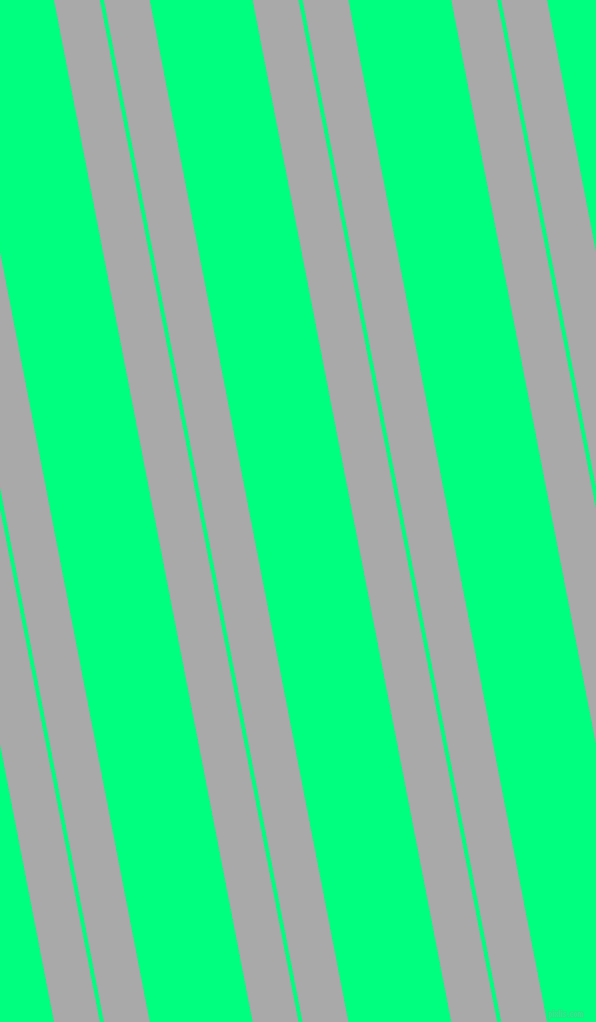 101 degree angle dual stripe lines, 45 pixel lines width, 4 and 101 pixel line spacing, Dark Gray and Spring Green dual two line striped seamless tileable