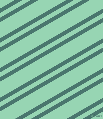 30 degree angle dual stripes line, 13 pixel line width, 14 and 47 pixel line spacing, Dark Green Copper and Vista Blue dual two line striped seamless tileable