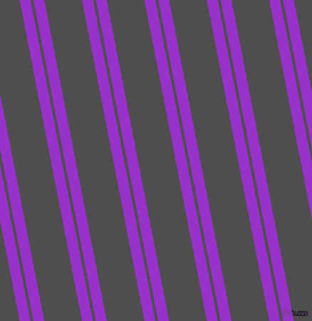 101 degree angles dual stripes lines, 15 pixel lines width, 4 and 52 pixels line spacing, Dark Orchid and Ship Grey dual two line striped seamless tileable