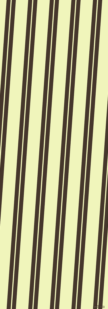 86 degree angles dual stripe line, 14 pixel line width, 4 and 43 pixels line spacing, Dark Rum and Chiffon dual two line striped seamless tileable