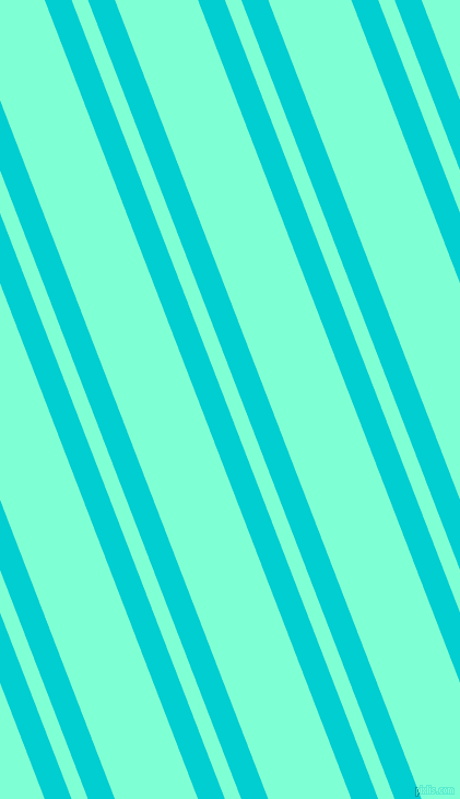 111 degree angles dual striped line, 23 pixel line width, 14 and 71 pixels line spacing, Dark Turquoise and Aquamarine dual two line striped seamless tileable