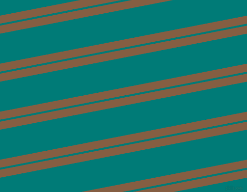 11 degree angles dual stripe lines, 16 pixel lines width, 4 and 60 pixels line spacing, Dark Wood and Surfie Green dual two line striped seamless tileable