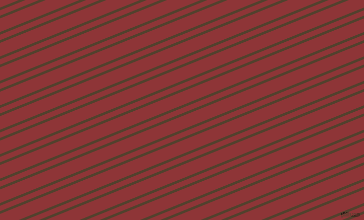 22 degree angles dual stripe line, 5 pixel line width, 10 and 25 pixels line spacing, Deep Bronze and Well Read dual two line striped seamless tileable