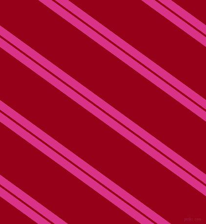 144 degree angle dual stripes line, 16 pixel line width, 4 and 88 pixel line spacing, Deep Cerise and Carmine dual two line striped seamless tileable
