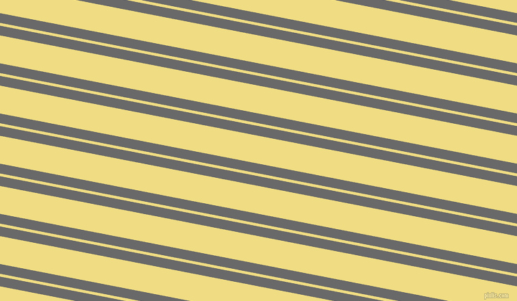 169 degree angle dual stripes lines, 14 pixel lines width, 4 and 40 pixel line spacing, Dim Gray and Buff dual two line striped seamless tileable