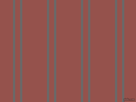 vertical dual line stripe, 7 pixel line width, 16 and 80 pixels line spacing, Dim Gray and Copper Rust dual two line striped seamless tileable
