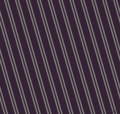 106 degree angle dual stripe lines, 5 pixel lines width, 4 and 22 pixel line spacing, Dove Grey and Mardi Gras dual two line striped seamless tileable