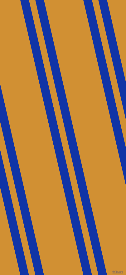103 degree angle dual striped lines, 27 pixel lines width, 20 and 123 pixel line spacing, Egyptian Blue and Fuel Yellow dual two line striped seamless tileable
