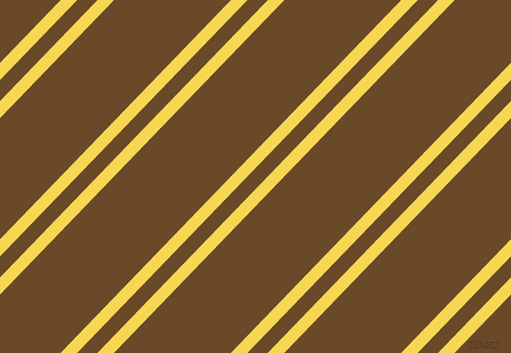 46 degree angle dual stripe line, 13 pixel line width, 16 and 92 pixel line spacing, Energy Yellow and Cafe Royale dual two line striped seamless tileable
