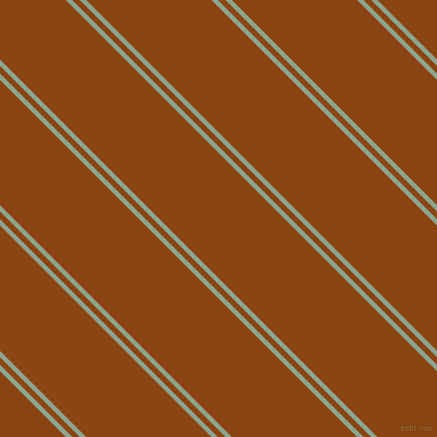 135 degree angle dual stripes lines, 5 pixel lines width, 6 and 99 pixel line spacingEnvy and Saddle Brown dual two line striped seamless tileable
