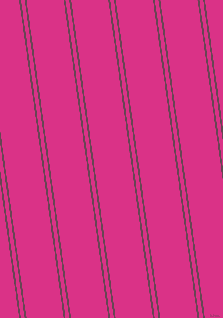 98 degree angle dual striped lines, 6 pixel lines width, 12 and 121 pixel line spacing, Finn and Deep Cerise dual two line striped seamless tileable