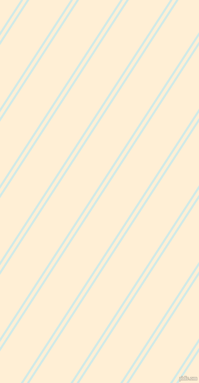 57 degree angles dual stripe lines, 4 pixel lines width, 6 and 68 pixels line spacing, Foam and Papaya Whip dual two line striped seamless tileable