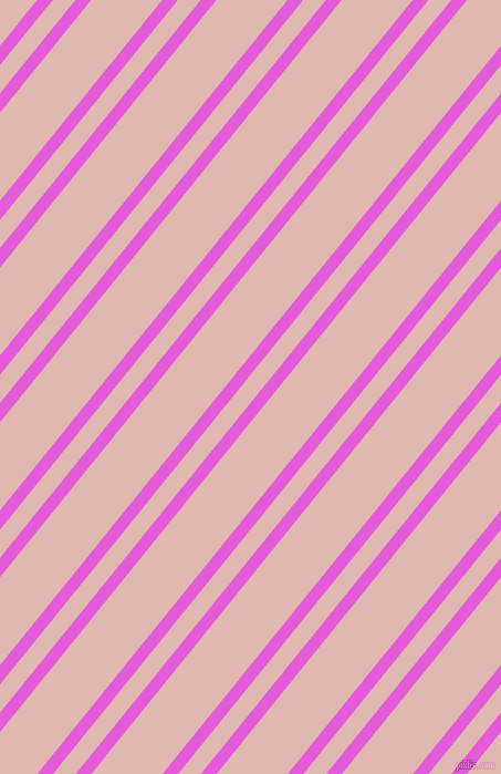 51 degree angle dual stripe line, 11 pixel line width, 16 and 50 pixel line spacing, Free Speech Magenta and Cavern Pink dual two line striped seamless tileable