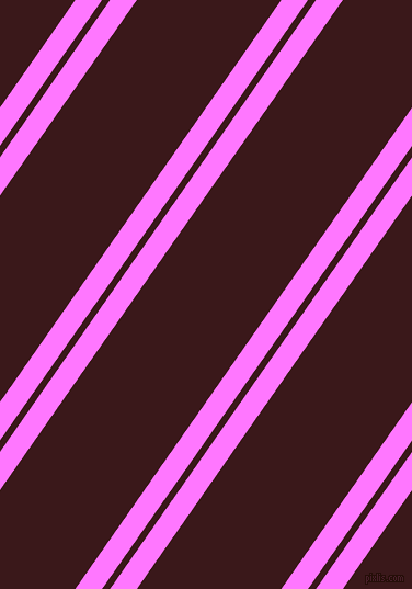 55 degree angle dual striped line, 20 pixel line width, 6 and 108 pixel line spacing, Fuchsia Pink and Rustic Red dual two line striped seamless tileable