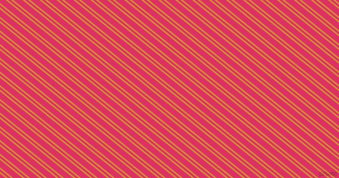 141 degree angle dual striped lines, 3 pixel lines width, 4 and 12 pixel line spacing, Fuel Yellow and Cerise dual two line striped seamless tileable