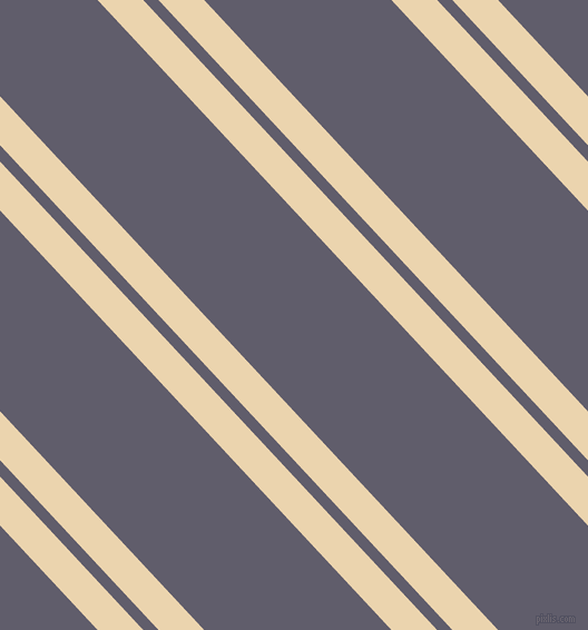 133 degree angles dual striped line, 30 pixel line width, 10 and 123 pixels line spacing, Givry and Smoky dual two line striped seamless tileable