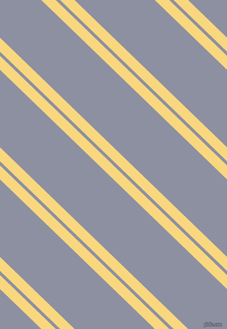 136 degree angle dual stripe line, 20 pixel line width, 6 and 111 pixel line spacing, Golden Glow and Manatee dual two line striped seamless tileable