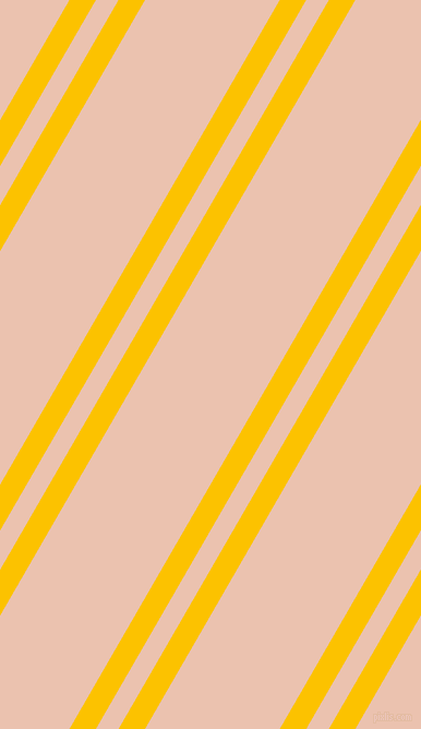 60 degree angle dual stripe lines, 21 pixel lines width, 18 and 107 pixel line spacing, Golden Poppy and Zinnwaldite dual two line striped seamless tileable