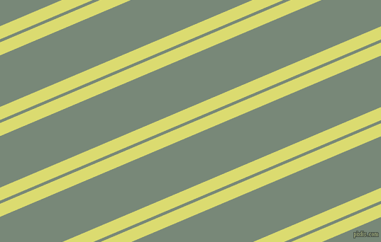 23 degree angle dual stripe line, 17 pixel line width, 4 and 67 pixel line spacing, Goldenrod and Davy