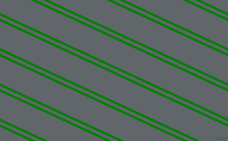 155 degree angles dual stripes lines, 8 pixel lines width, 10 and 85 pixels line spacing, Green and Shuttle Grey dual two line striped seamless tileable