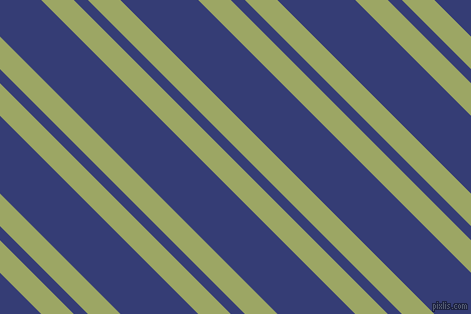 135 degree angles dual stripe line, 23 pixel line width, 10 and 55 pixels line spacing, Green Smoke and Torea Bay dual two line striped seamless tileable