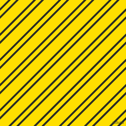 45 degree angle dual stripes line, 6 pixel line width, 12 and 33 pixel line spacing, Green Waterloo and Golden Yellow dual two line striped seamless tileable