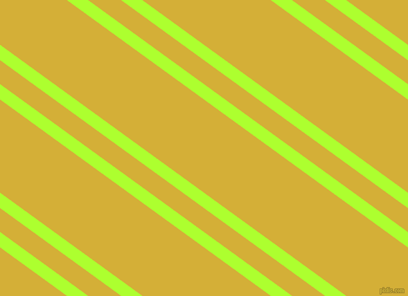 144 degree angle dual striped lines, 18 pixel lines width, 28 and 109 pixel line spacing, Green Yellow and Metallic Gold dual two line striped seamless tileable