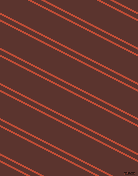 153 degree angle dual striped line, 6 pixel line width, 14 and 77 pixel line spacing, Grenadier and Redwood dual two line striped seamless tileable