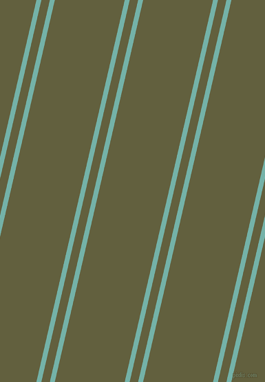 77 degree angle dual striped line, 7 pixel line width, 12 and 99 pixel line spacing, Gulf Stream and Verdigris dual two line striped seamless tileable