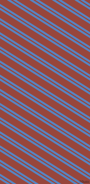 148 degree angle dual stripes line, 7 pixel line width, 4 and 24 pixel line spacing, Havelock Blue and Mojo dual two line striped seamless tileable