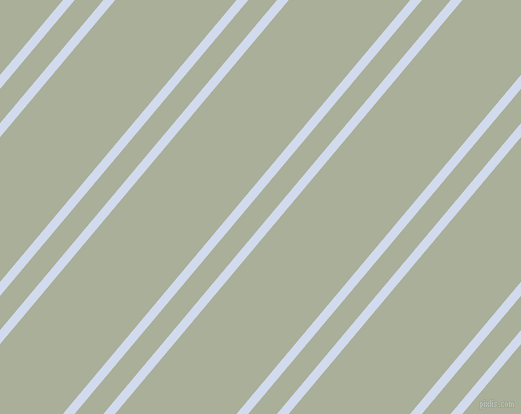 50 degree angles dual striped lines, 9 pixel lines width, 22 and 93 pixels line spacing, Hawkes Blue and Green Spring dual two line striped seamless tileable