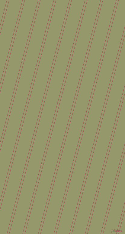 75 degree angles dual stripe line, 1 pixel line width, 6 and 42 pixels line spacing, Hippie Pink and Avocado dual two line striped seamless tileable