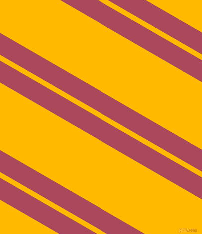 150 degree angles dual striped line, 38 pixel line width, 10 and 117 pixels line spacing, Hippie Pink and Selective Yellow dual two line striped seamless tileable