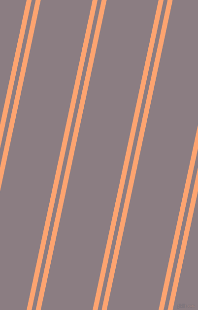 78 degree angles dual stripe line, 10 pixel line width, 8 and 103 pixels line spacing, Hit Pink and Venus dual two line striped seamless tileable