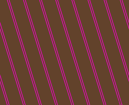 107 degree angles dual stripes lines, 2 pixel lines width, 4 and 44 pixels line spacing, Hot Magenta and Irish Coffee dual two line striped seamless tileable