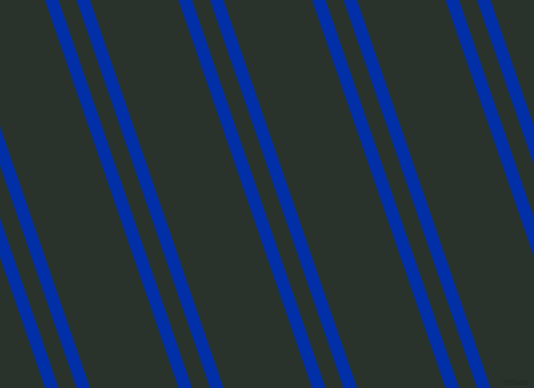 109 degree angles dual striped line, 18 pixel line width, 24 and 118 pixels line spacing, International Klein Blue and Gordons Green dual two line striped seamless tileable