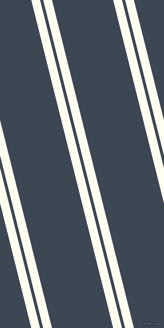 104 degree angles dual stripes line, 17 pixel line width, 6 and 118 pixels line spacing, Ivory and Rhino dual two line striped seamless tileable