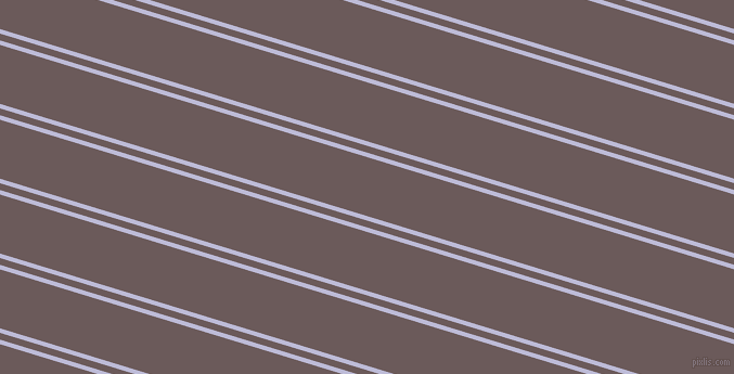 163 degree angles dual striped line, 4 pixel line width, 6 and 52 pixels line spacing, Lavender Grey and Zambezi dual two line striped seamless tileable