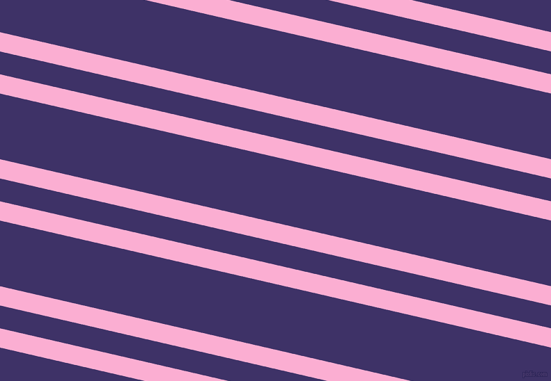 167 degree angles dual stripes lines, 27 pixel lines width, 32 and 92 pixels line spacing, Lavender Pink and Minsk dual two line striped seamless tileable